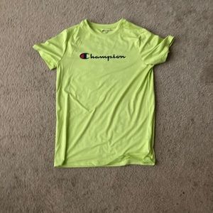 Neon yellow shirt
